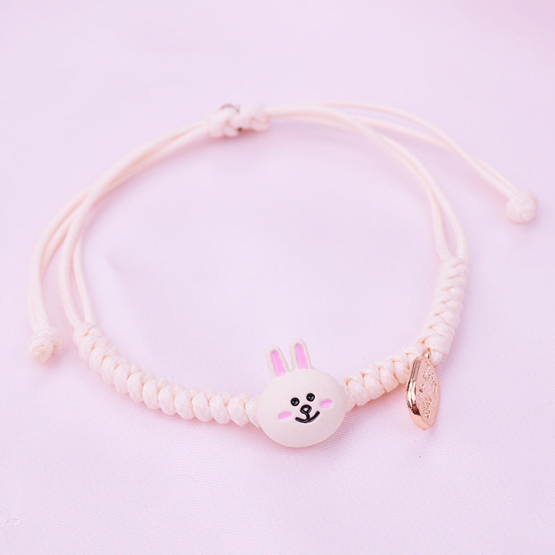 Bracelet Simple Korean Style Couple Student Ribbon Braided Bracelet