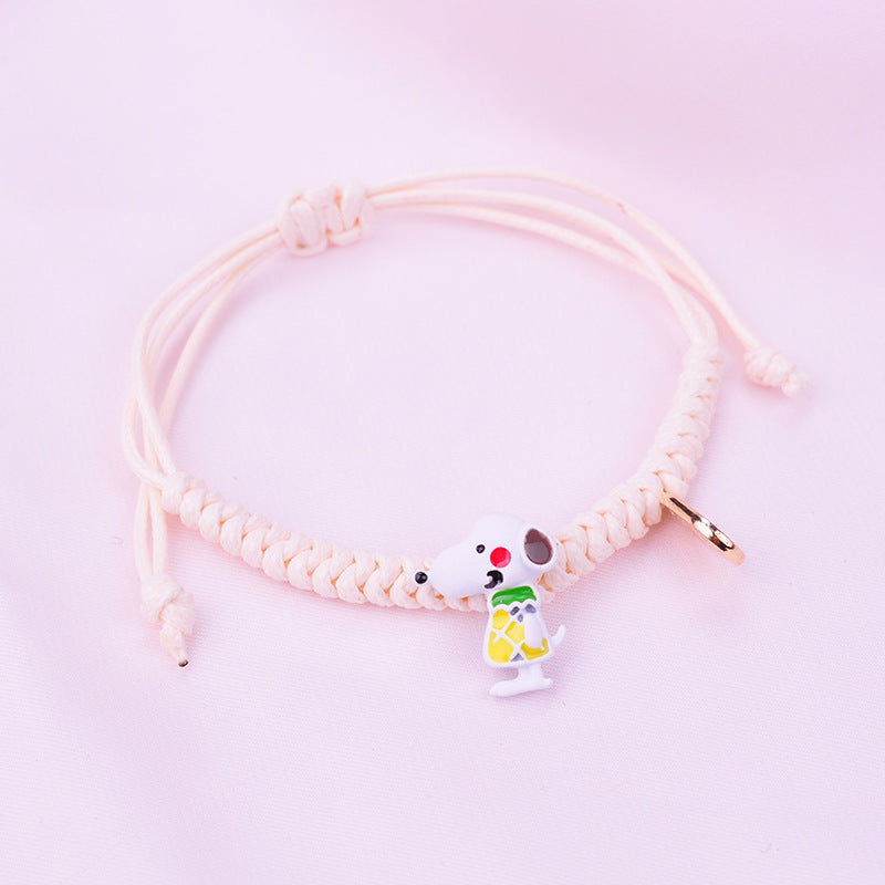 Bracelet Simple Korean Style Couple Student Ribbon Braided Bracelet