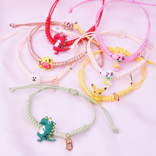 Bracelet Simple Korean Style Couple Student Ribbon Braided Bracelet